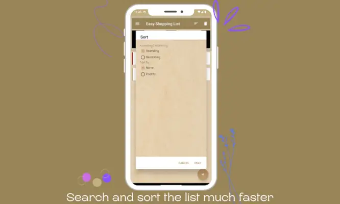 Easy Shopping List android App screenshot 4